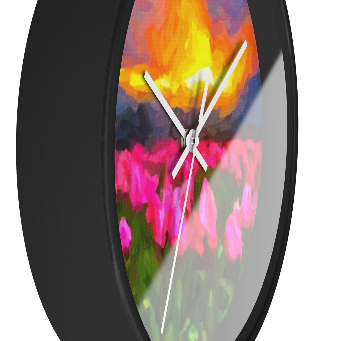 Wall Clock ... Skagit Valley Tulips ... Skagit Valley, Washington ... Family Archives ... Original Works ... Circa 1980's ...