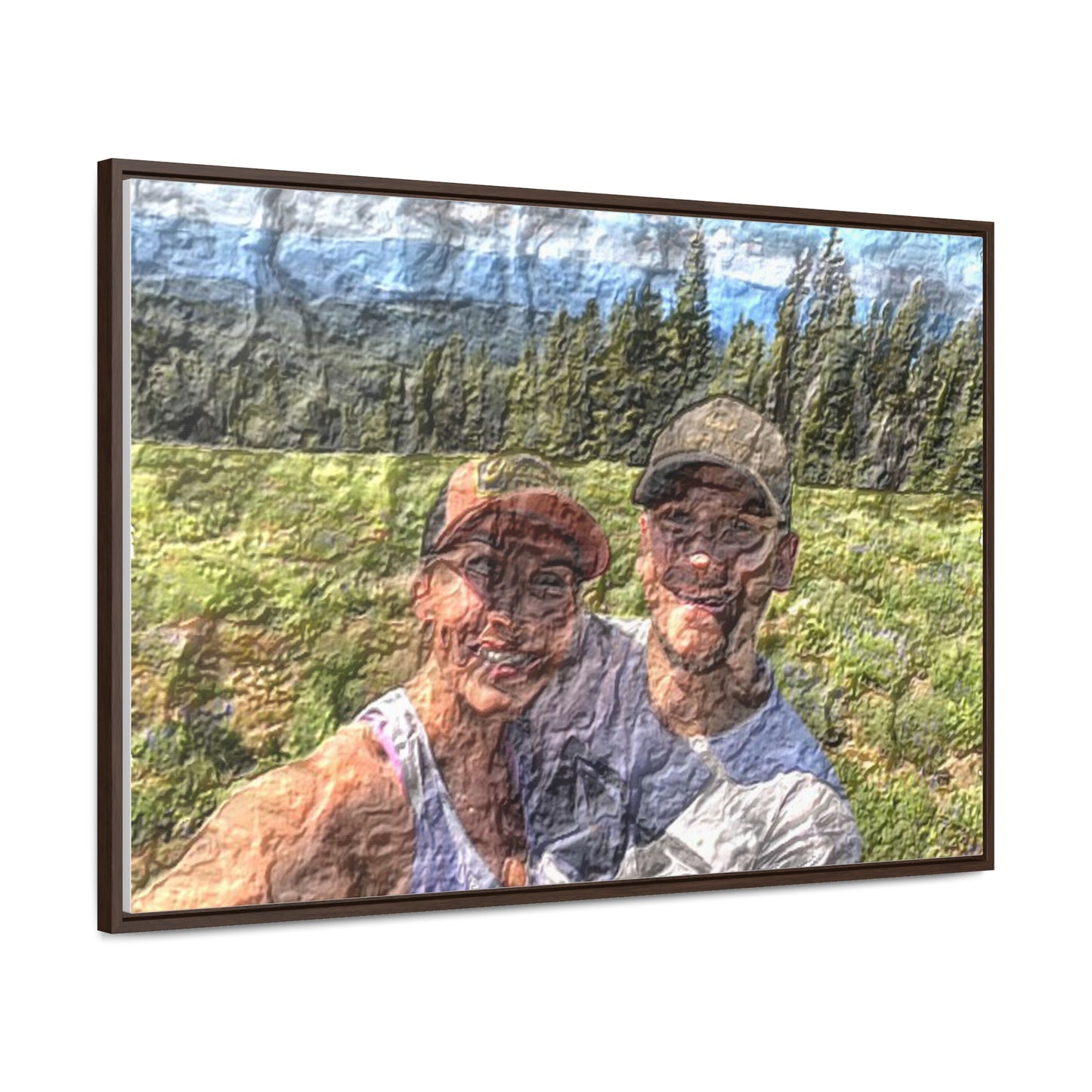 Gallery Canvas Wraps, Horizontal Frame ... "The Best Of Friends" ... Original Works ... December 2023 ... Central Idaho, USA.