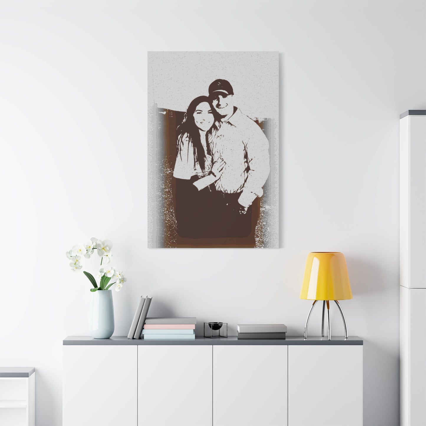 Matte Canvas, Stretched, 1.25" ... "The Best Of Friends" ... Original Works ... December 2023 ... Central Idaho, USA.