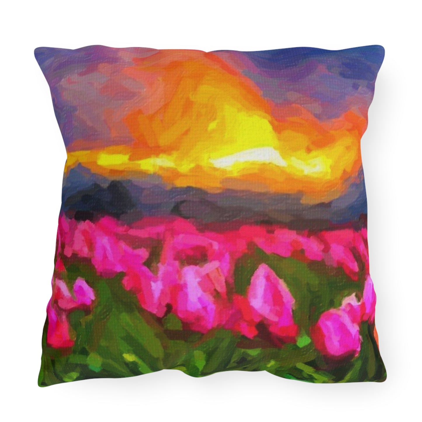 Outdoor Pillows ... Skagit Valley Tulips ... Skagit Valley, Washington ... Family Archives ... Original Works ... Circa 1980's ...