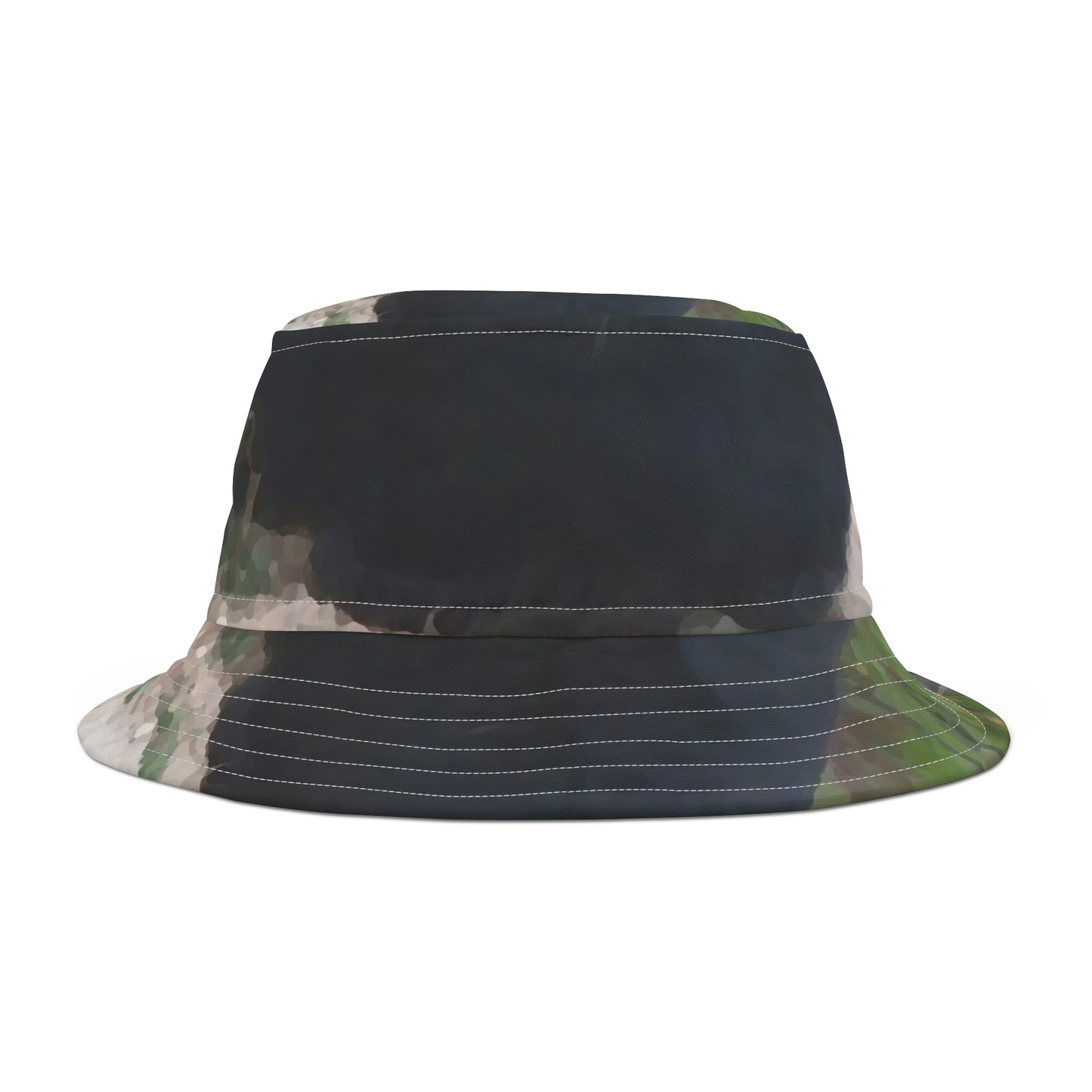 Bucket Hat (AOP) ... 500#'s Of Him ... "Black Bear Rhett-Creek-Yogi Stops Bye For Snacks" ... September 2022 ... Original Works ...