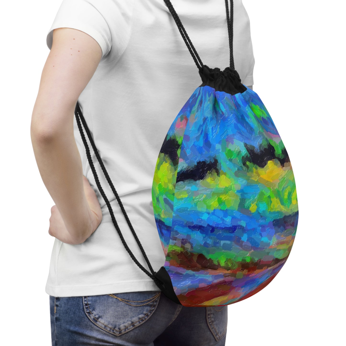 Drawstring Bag ... On-The-Prairie .. "The Storm Is Brewing" ... Central Idaho: November 2023 ... Original Works  ...