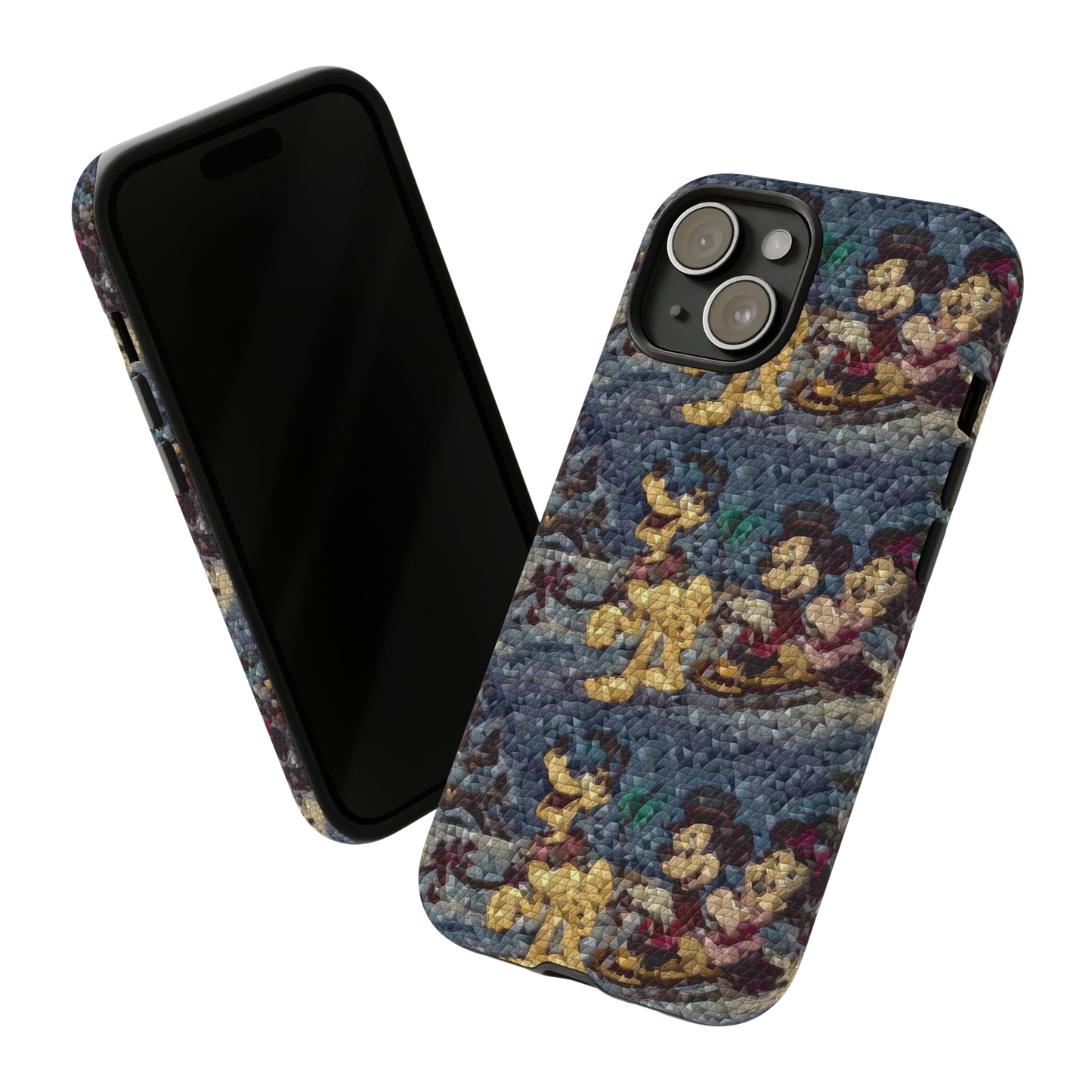 Tough Cases ... Mickey_N_Minnie Mouse & Pluto ... "A Winter Sleigh Ride" ... Original Works. Winter 2023 ...