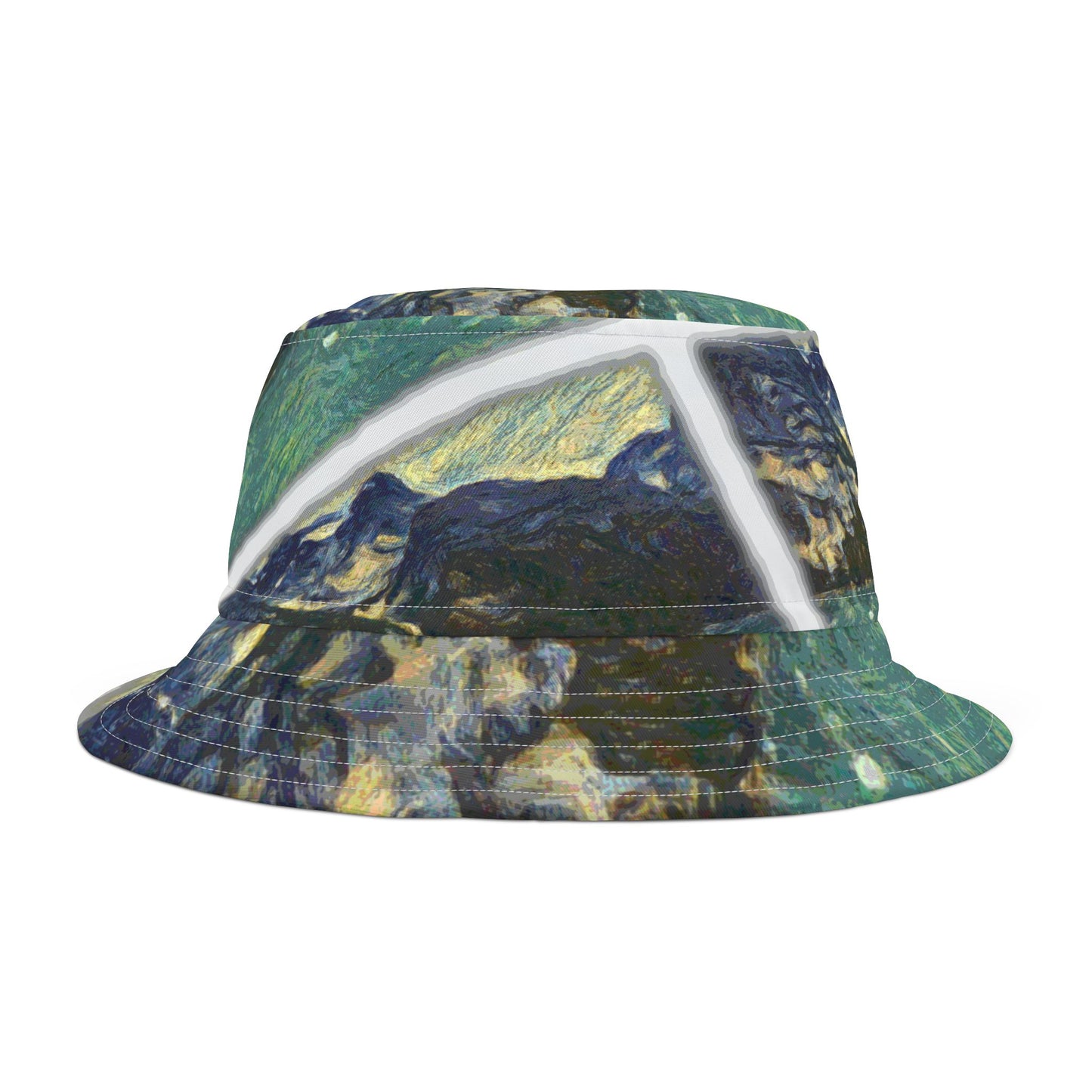 Bucket Hat (AOP) ... Tracy Arm Fjord ... South Of Skagway, Alaska ... Summer: June 2024 ... Original Works ...