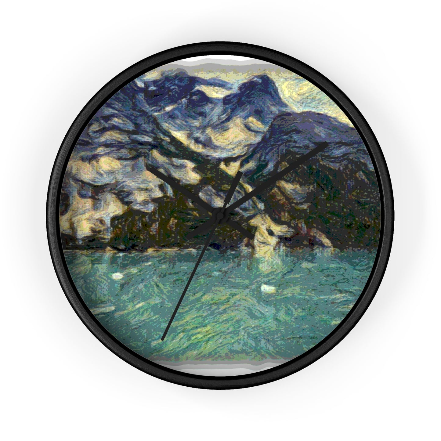 Wall Clock ... Tracy Arm Fjord ... South Of Skagway, Alaska ... Summer: June 2024 ... Original Works ...