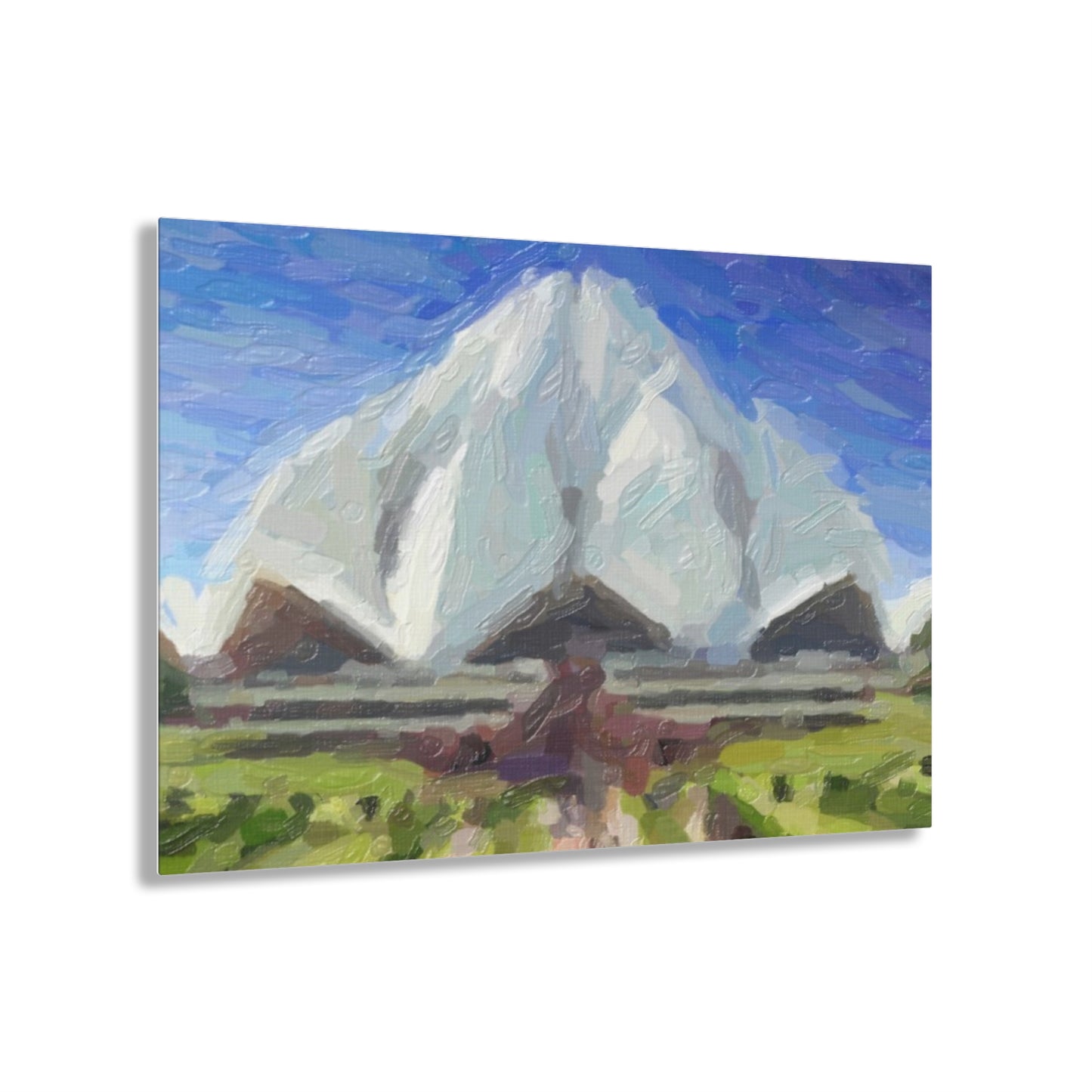 Acrylic Prints ... Bahai'i-House-Of-Worship ... "New Delhi's World-Famous Lotus Temple" ... Original Works ...  Delhi, India: Circa 2003-2007 ...