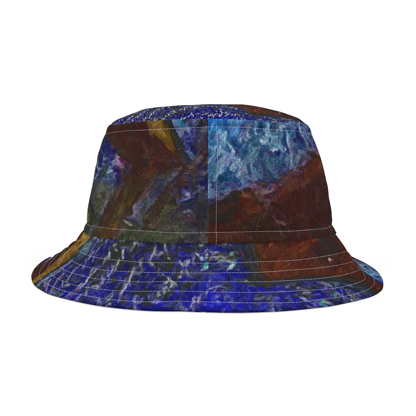 Bucket Hat (AOP) ... "Dreams Of Winter Magic & Majesty" .... As You Stay Cool Under The Summer Sun & Heat ... Original Works ... Central Idaho, USA.