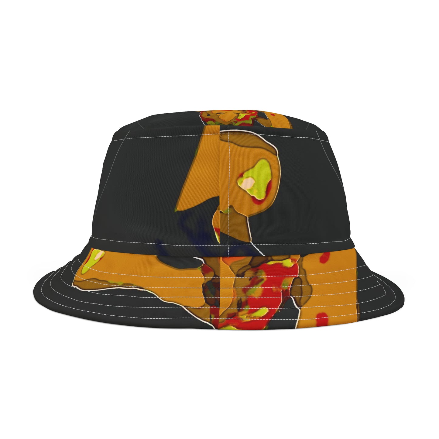 Bucket Hat (AOP) ... "The Girl Next Door" ... Keep Cool When Around Hot Beauty ... Original Works ...