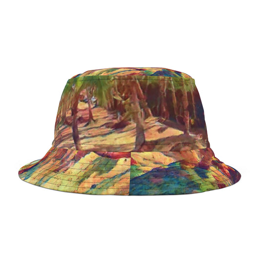 Bucket Hat (AOP) ... Blend In As Your Feet Enjoy The Sands Of ... "Walking The Beach & Pacific Oceanside Of North Kihei, Maui, Hawai'i" ... Original Works ...