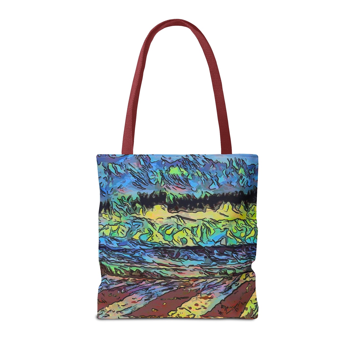 Tote Bag (AOP) ... On-The-Prairie .. "The Storm Is Brewing" ... Central Idaho: November 2023 ... Original Works ...