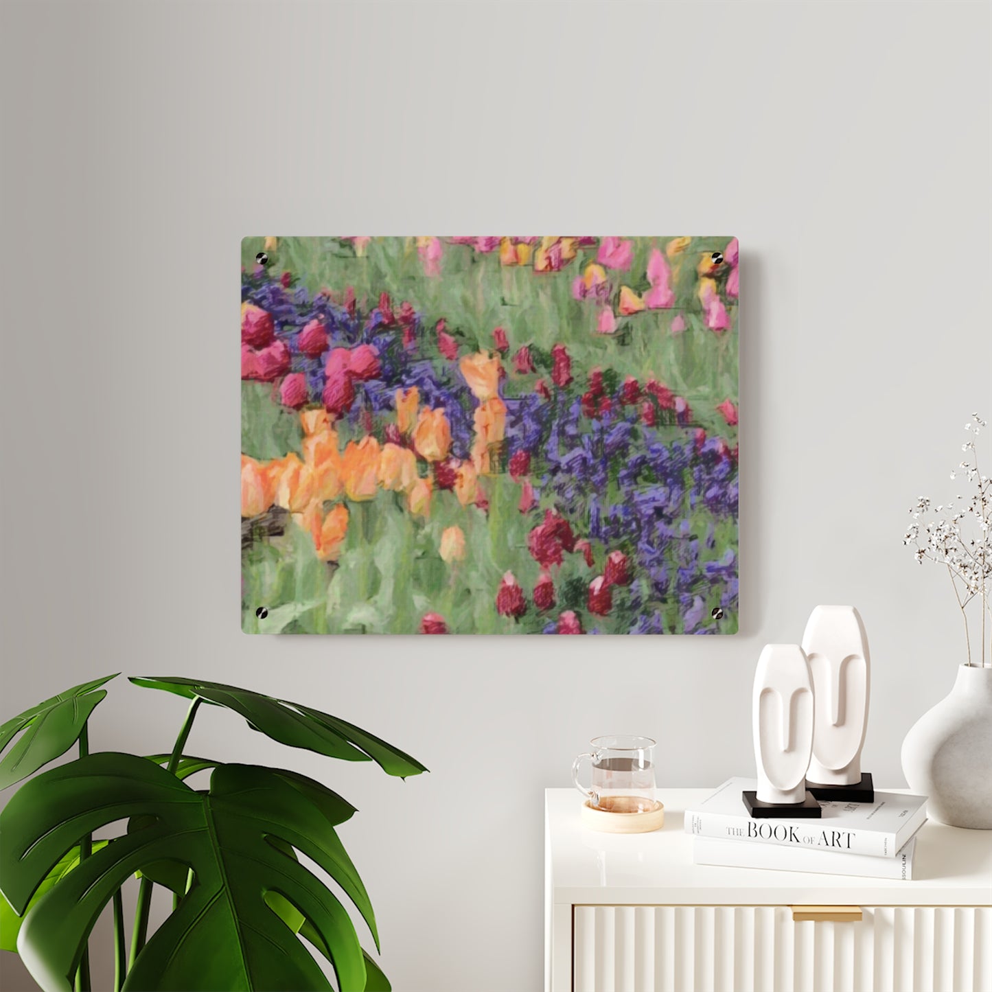 Acrylic Wall Art Panels ... Skagit Valley Tulips ... Skagit Valley, Washington ... Family Archives ... Original Works ... Circa 1980's ...