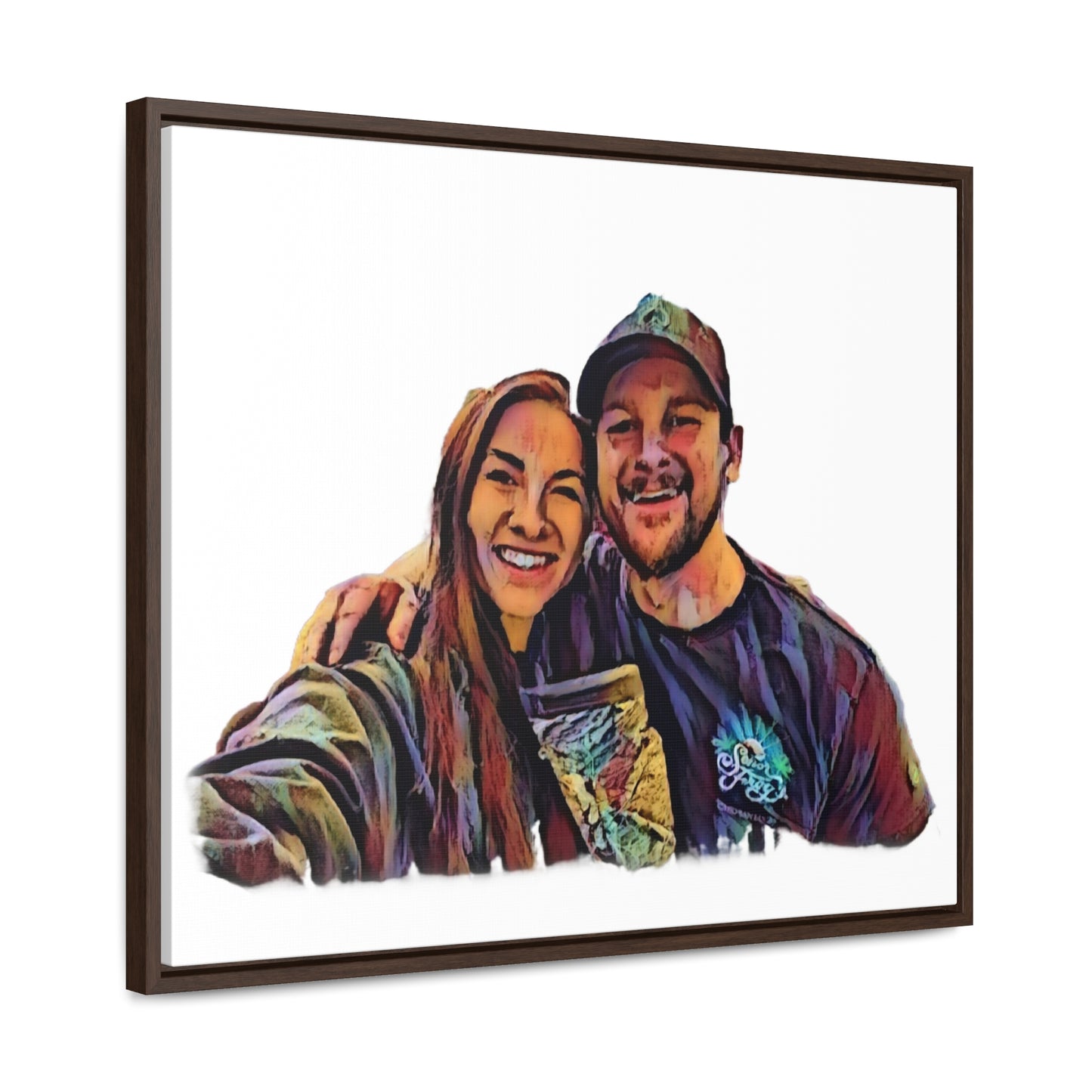 Gallery Canvas Wraps, Horizontal Frame ... "The Best Of Friends" ... Original Works ... December 2023 ... Central Idaho, USA.