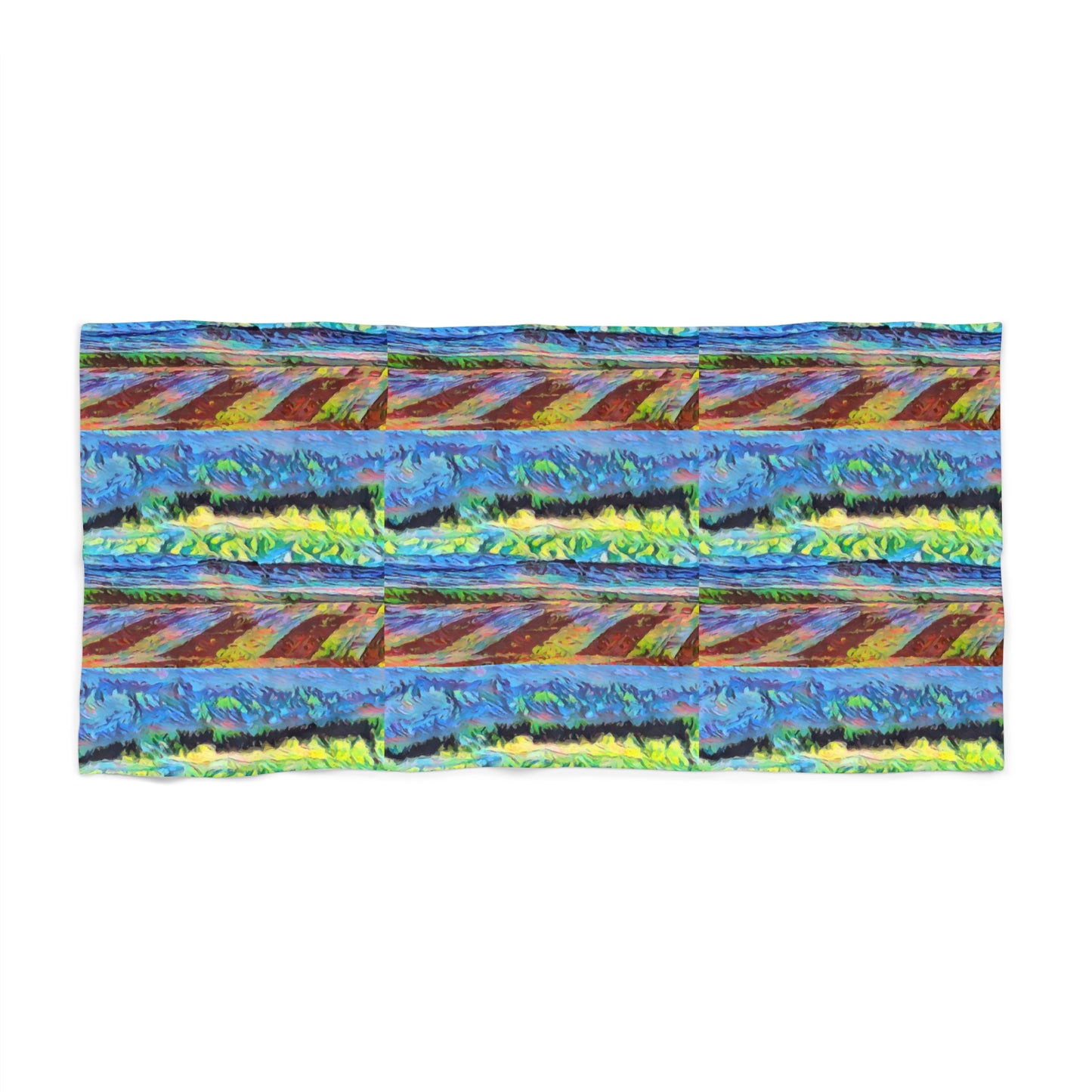 Beach Towel ... On-The-Prairie .. "The Storm Is Brewing" ... Central Idaho: November 2023 ... Original Works ...