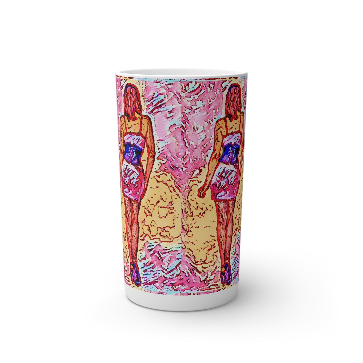 Conical Coffee Mugs (3oz, 8oz, 12oz) ...  I'll Walk 'A-Hundred-Miles' In Stilettos ... Original Works ... June 2023. Central Idaho, USA ...