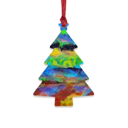 Wooden Ornaments ... On-The-Prairie .. "The Storm Is Brewing" ... Central Idaho: November 2023 ... Original Works  ...