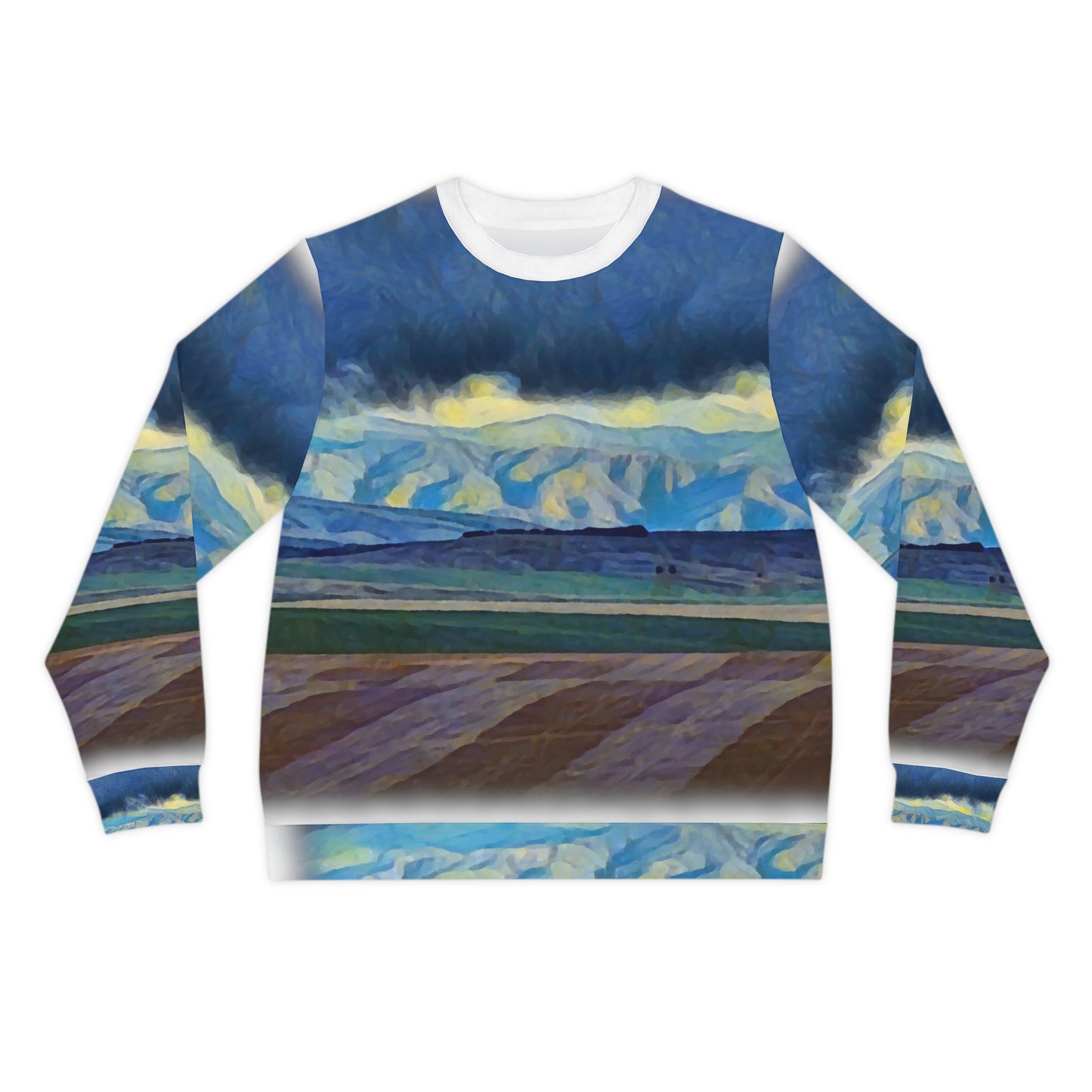 Lightweight Sweatshirt (AOP) ... On-The-Prairie .. "The Storm Is Brewing" ... Central Idaho: November 2023 ... Original Works  ...