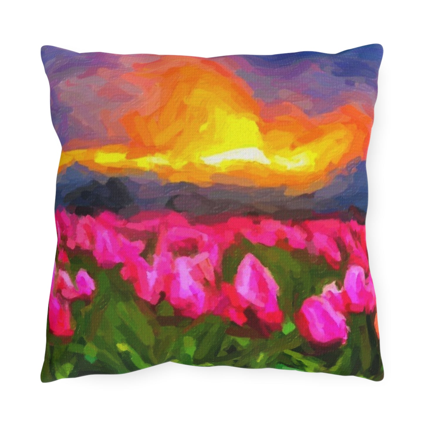 Outdoor Pillows ... Skagit Valley Tulips ... Skagit Valley, Washington ... Family Archives ... Original Works ... Circa 1980's ...
