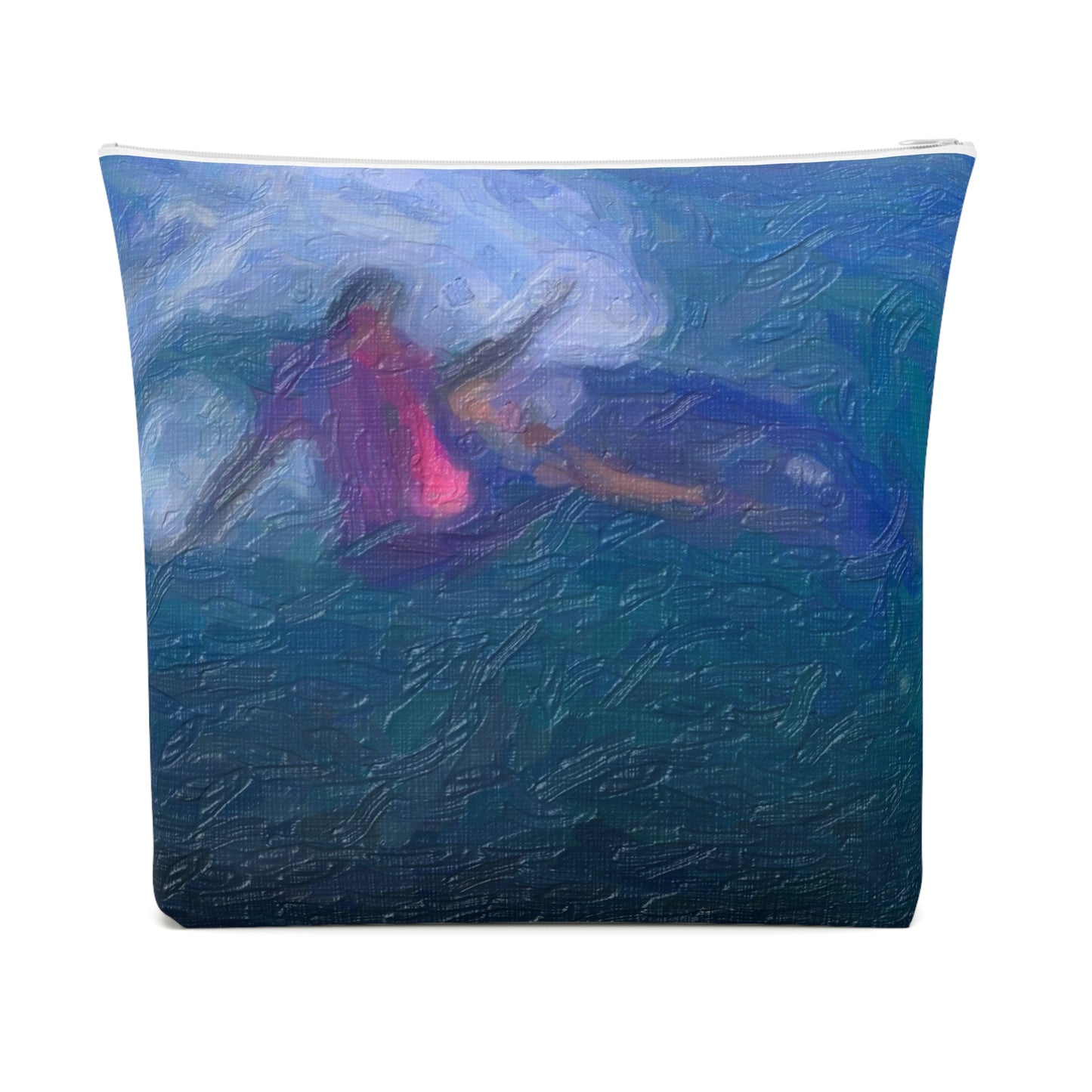 Cotton Cosmetic Bag  ... Paris_2024_Surfing Competition-Tahiti_French-Polynesia .... 'Gabriel Medina World Campion Drops-In' ... Original Works ...