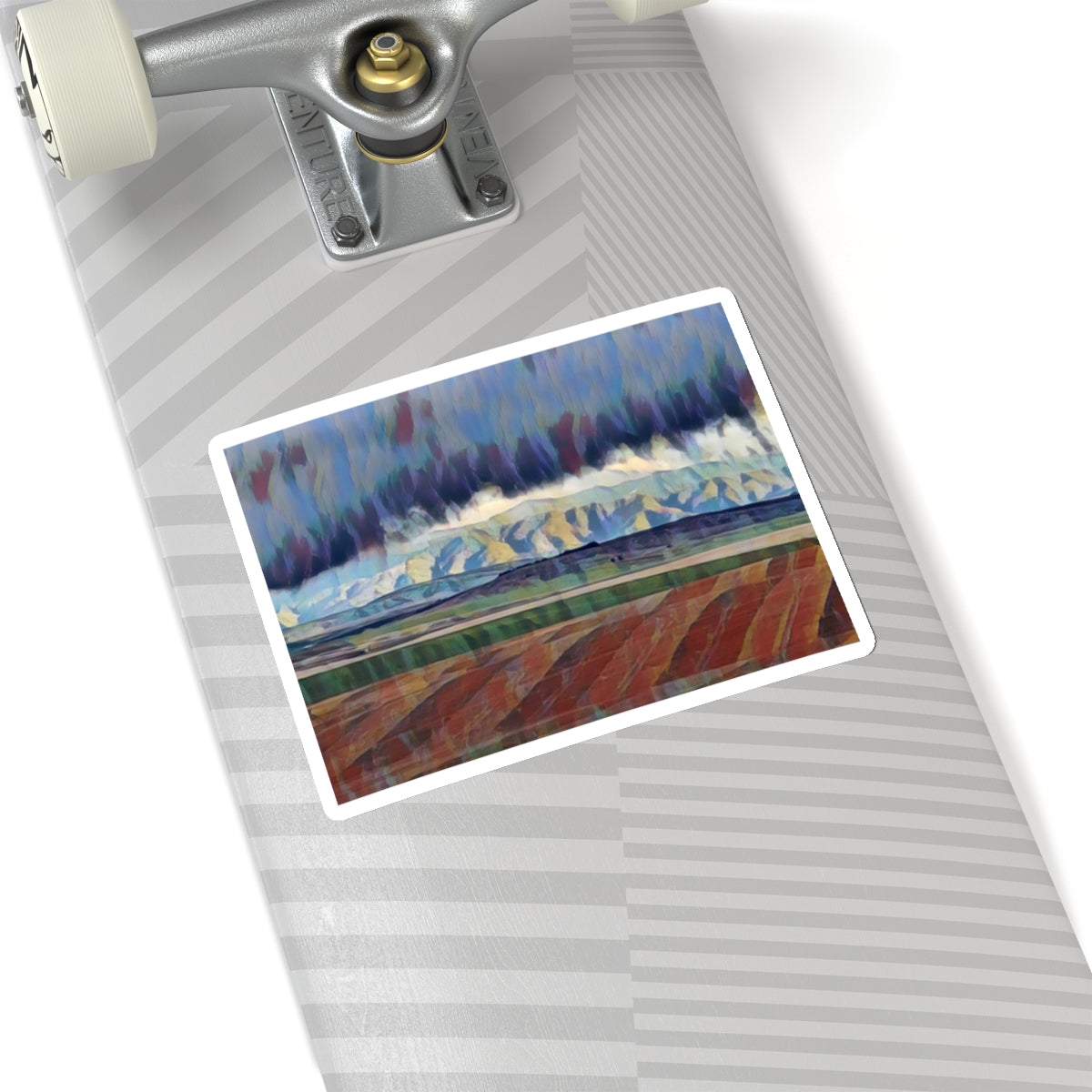 Kiss-Cut Stickers ... On-The-Prairie .. "The Storm Is Brewing" ... Central Idaho: November 2023 ... Original Works  ...