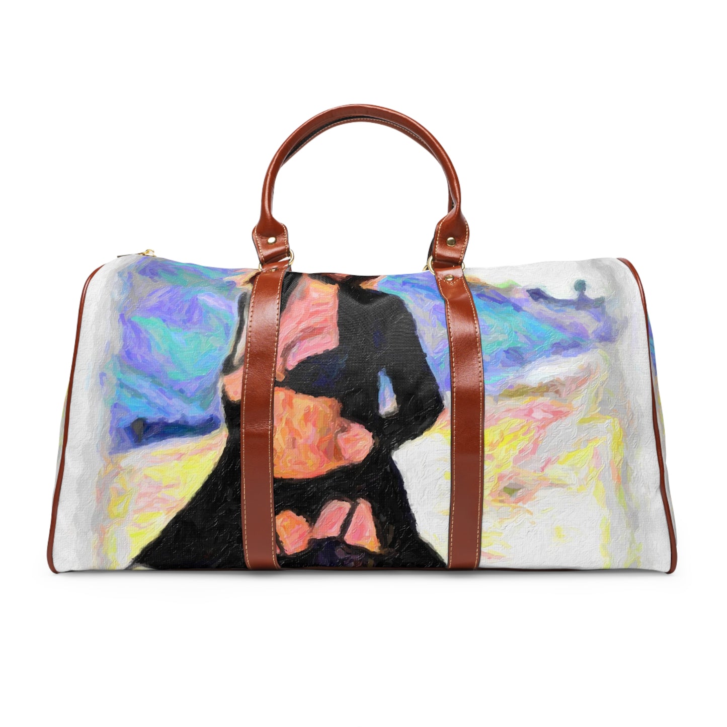 Waterproof Travel Bag ... The Low Spark of High_HEELED_Boys ... 'Garterbelt & Bra Inclusive!' ... Original Works ...