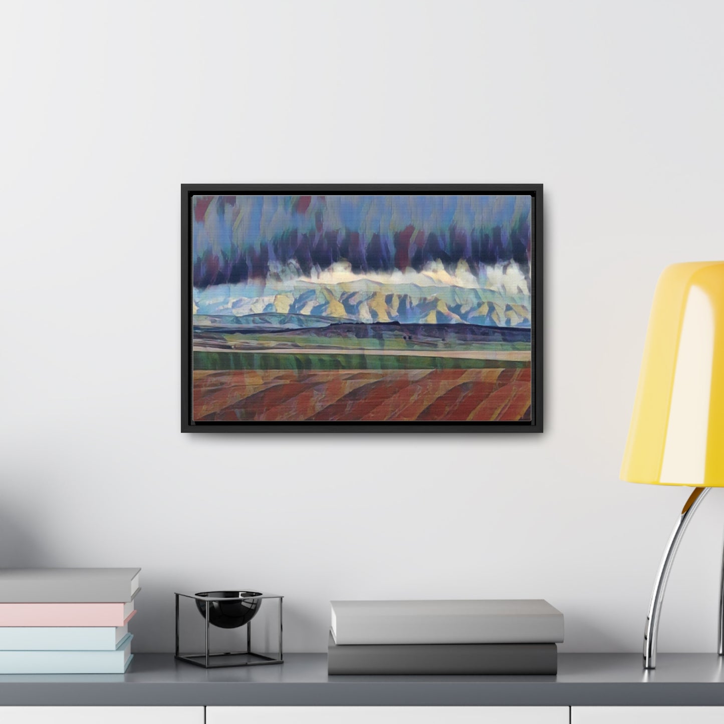Gallery Canvas Wraps, Horizontal Frame ... On-The-Prairie .. "The Storm Is Brewing" ... Central Idaho: November 2023 ... Original Works ...