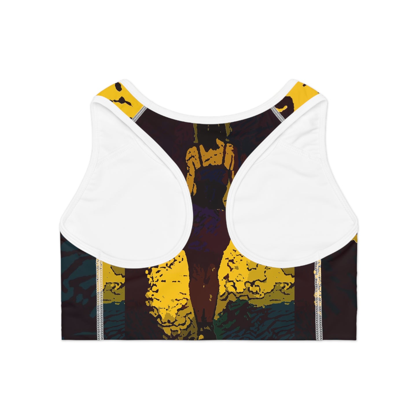 Sports Bra (AOP) ... I'll Walk 'A-Hundred-Miles' In Stilettos ... Original Works ... June 2023. Central Idaho, USA ...