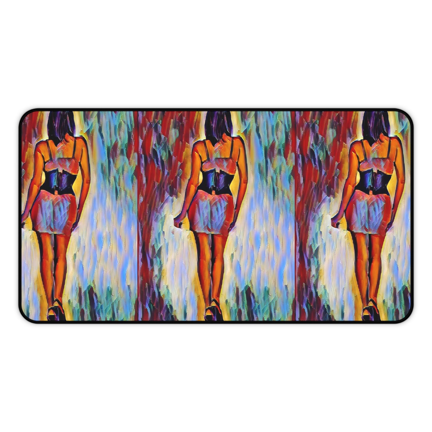 Desk Mat ... I'll Walk 'A-Hundred-Miles' In Stilettos ... Original Works ... June 2023. Central Idaho, USA ...