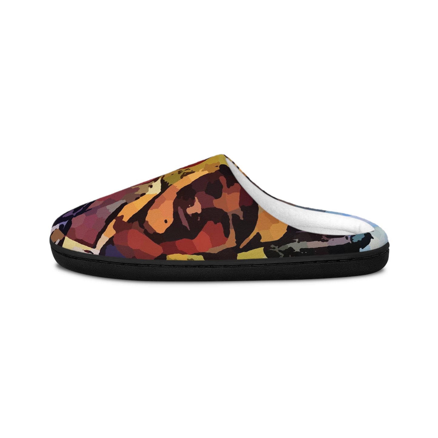Men's Indoor Slippers .... "The Best Of Friends" ... Original Works ... December 2023 ... Central Idaho, USA.