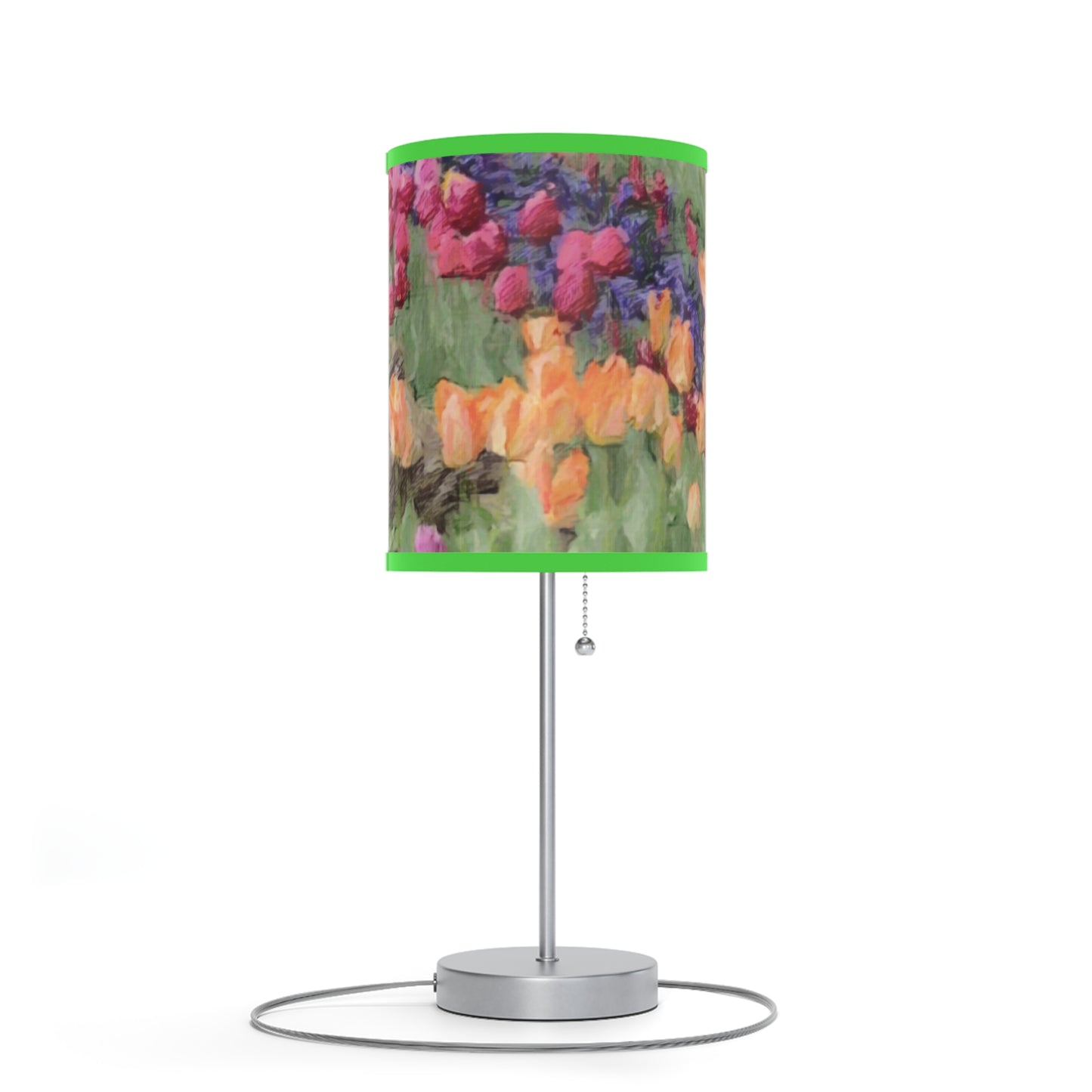 Lamp on a Stand, US|CA plug ... Skagit Valley Tulips ... Skagit Valley, Washington ... Family Archives ... Original Works ... Circa 1980's ...