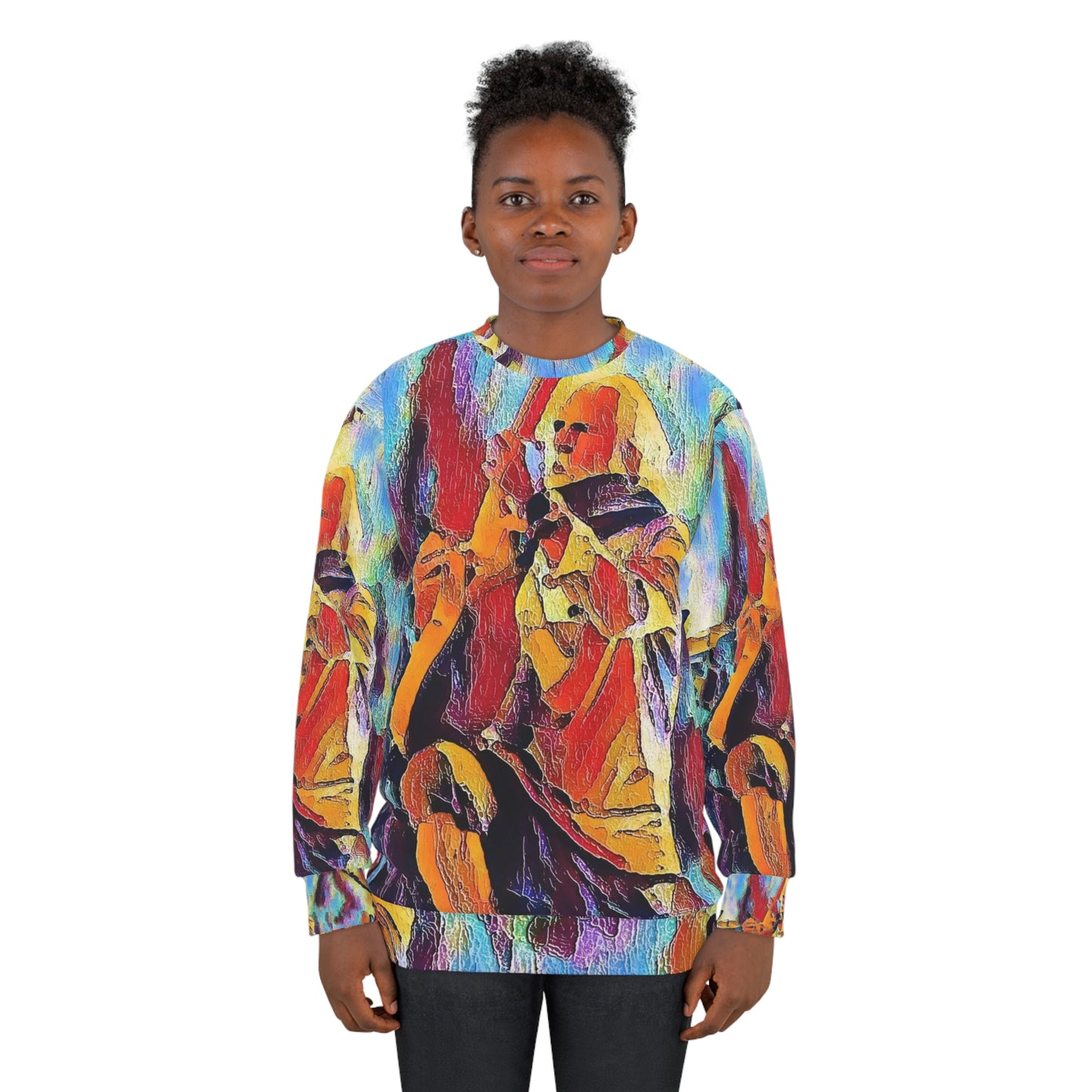 Unisex Sweatshirt (AOP) ... You Know It's Gonna-Get-Stranger ... "So Let's Get On With The Show" ... Summer_2023 Dead & Company Tour ... The-Final-Dose ... Original Works ...