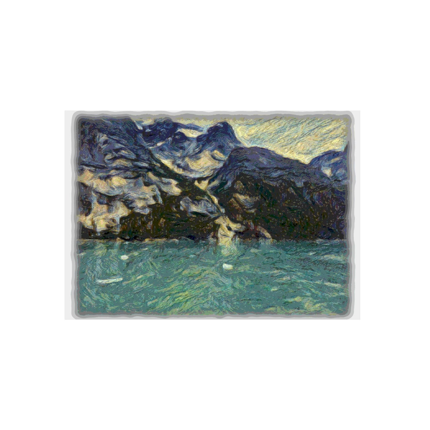 Aluminum Composite Panels ... Tracy Arm Fjord ... South Of Skagway, Alaska ... Summer: June 2024 ... Original Works ...