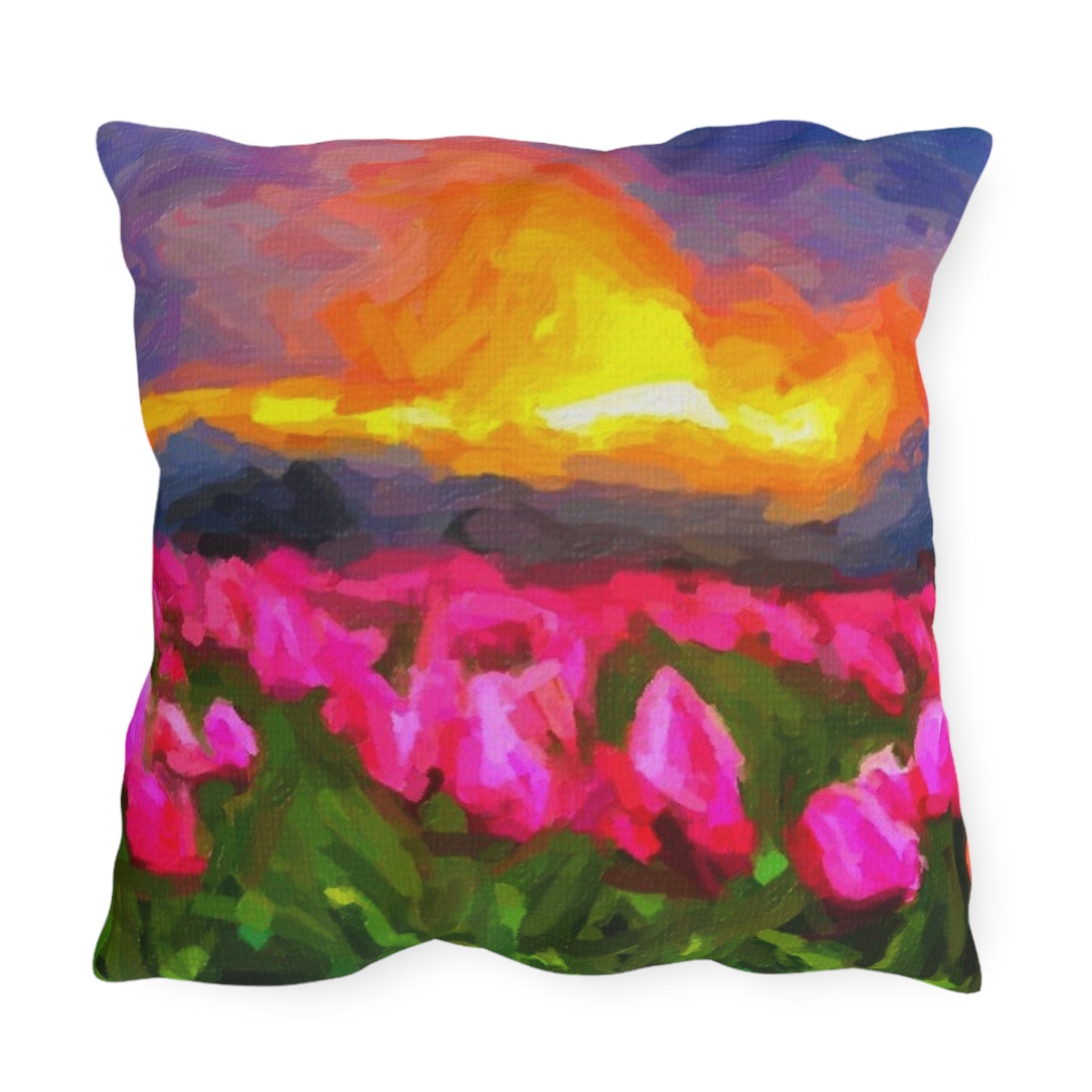 Outdoor Pillows ... Skagit Valley Tulips ... Skagit Valley, Washington ... Family Archives ... Original Works ... Circa 1980's ...