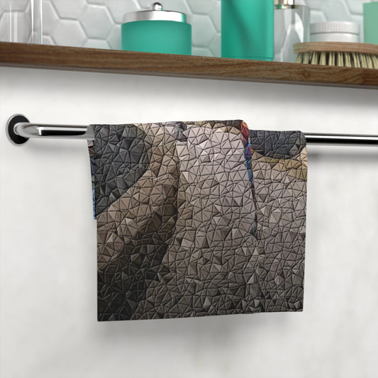 Face Towel ... TDF: Tour-de-France: Stage_2 ... En-Italia ... (Italian-Alps)... Col-de-Turini ... Original Works ... July 2024 ...