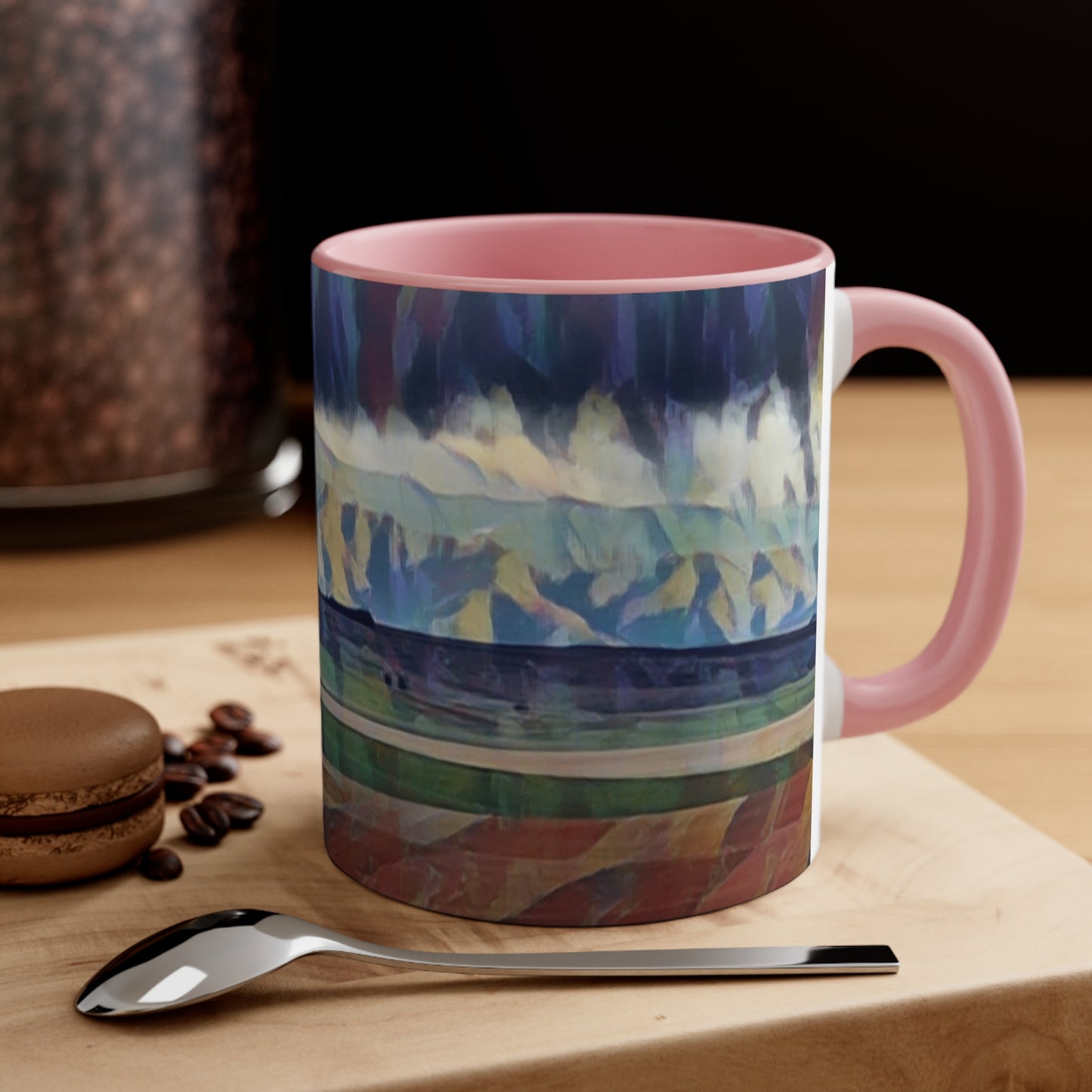 Accent Coffee Mug, 11oz ...  On-The-Prairie .. "The Storm Is Brewing" ... Central Idaho: November 2023 ... Original Works ...
