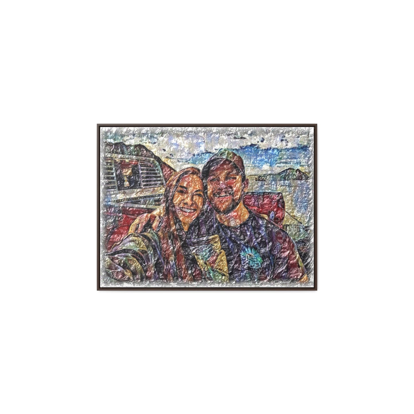Gallery Canvas Wraps, Horizontal Frame ... "The Best Of Friends" ... Original Works ... December 2023 ... Central Idaho, USA.