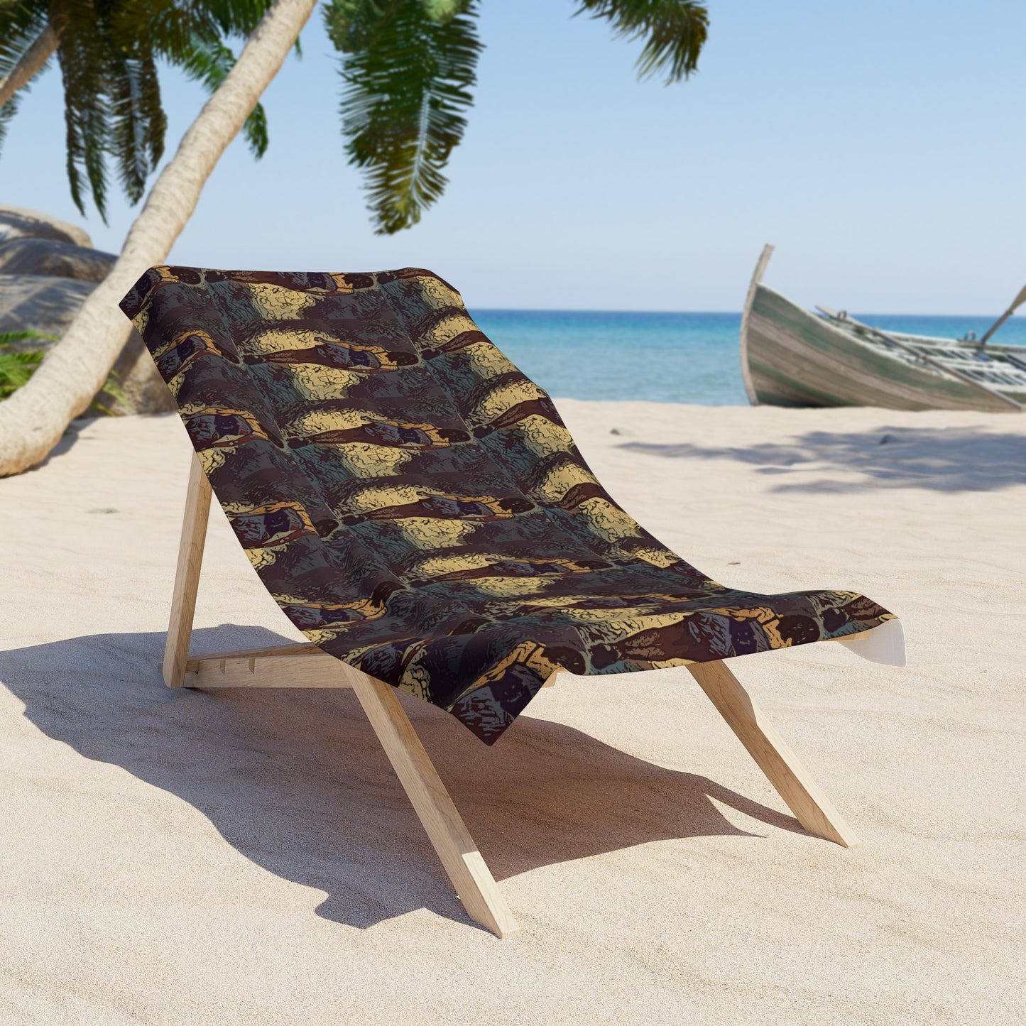 Beach Towel ... I'll Walk 'A-Hundred-Miles' In Stilettos ... Original Works ... June 2023. Central Idaho, USA ...
