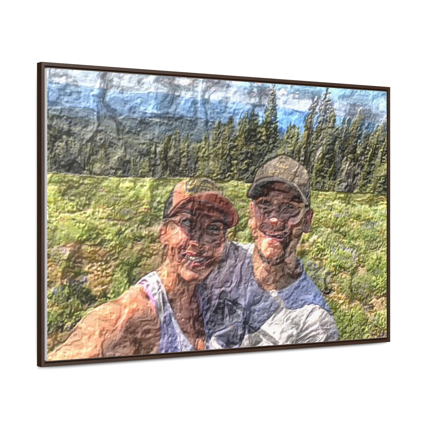 Gallery Canvas Wraps, Horizontal Frame ... "The Best Of Friends" ... Original Works ... December 2023 ... Central Idaho, USA.