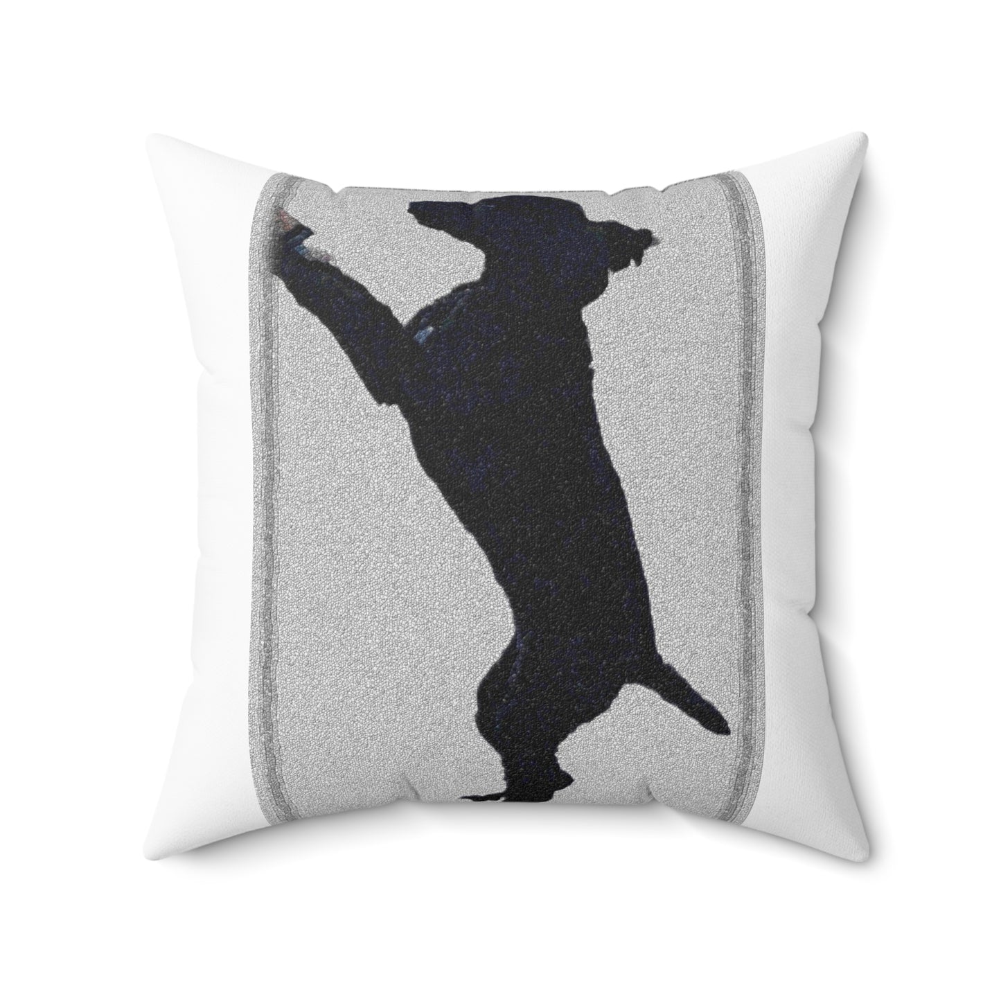 Spun Polyester Square Pillow ... Jett Stenzel ... "Having Fun With Dad & Friends" ... Rhett Creek, Idaho ... Spring 2023 ... Original Works ...