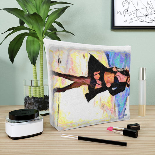 Cotton Cosmetic Bag ... The Low Spark of High_HEELED_Boys ... 'Garterbelt & Bra Inclusive!' ... Original Works ...