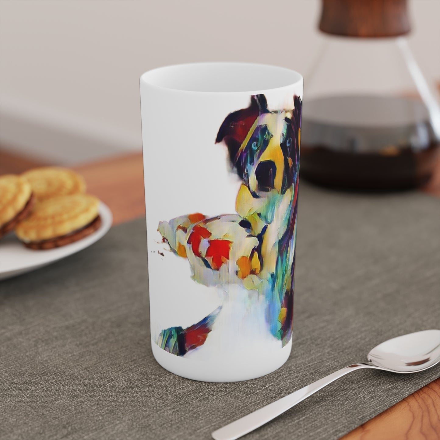 Conical Coffee Mugs (3oz, 8oz, 12oz) ... Ozzie-Hippensteel ... "Don't Cry Now ... Dry-Your_Eyes ... On The Wind". Oriignal Works. May 2023.