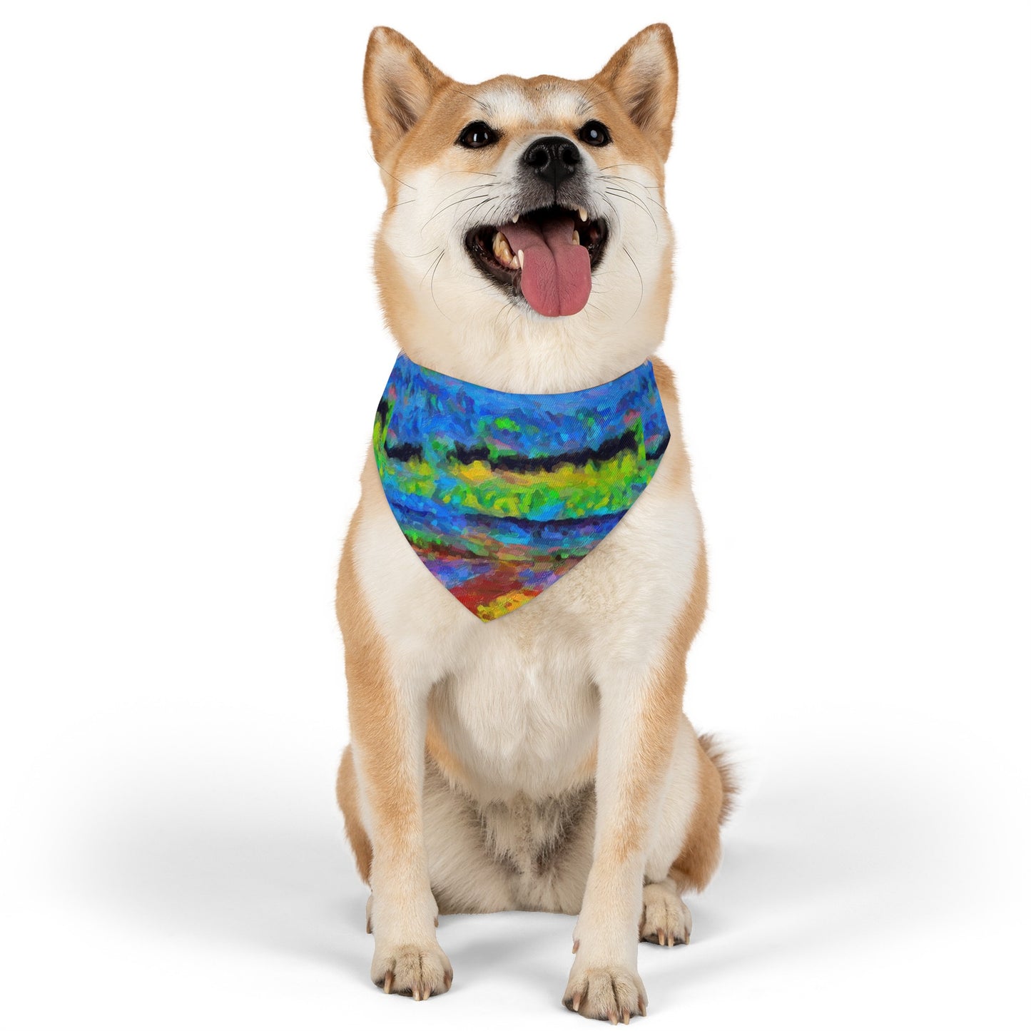 Pet Bandana Collar ... On-The-Prairie .. "The Storm Is Brewing" ... Central Idaho: November 2023 ... Original Works  ...