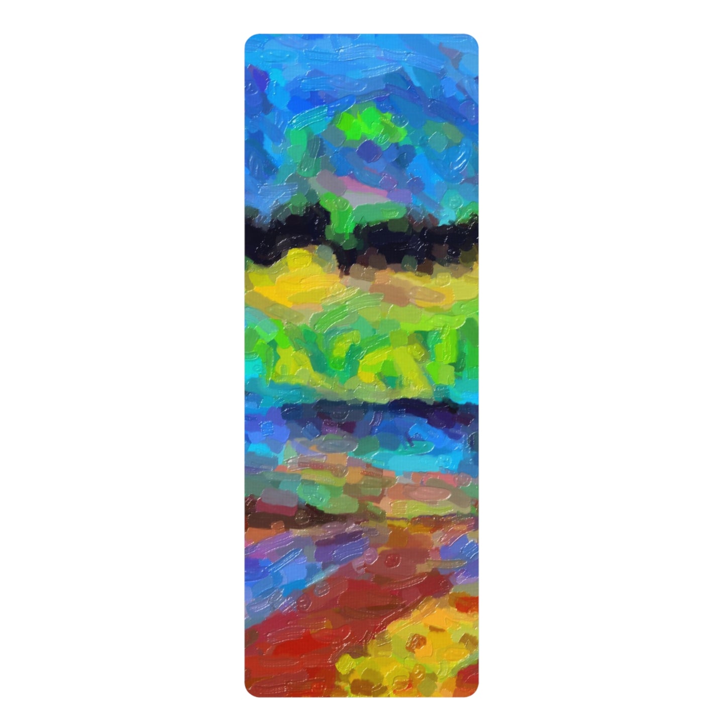 Rubber Yoga Mat ... On-The-Prairie .. "The Storm Is Brewing" ... Central Idaho: November 2023 ... Original Works  ...