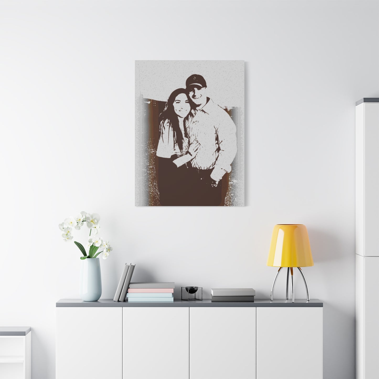 Matte Canvas, Stretched, 1.25" ... "The Best Of Friends" ... Original Works ... December 2023 ... Central Idaho, USA.