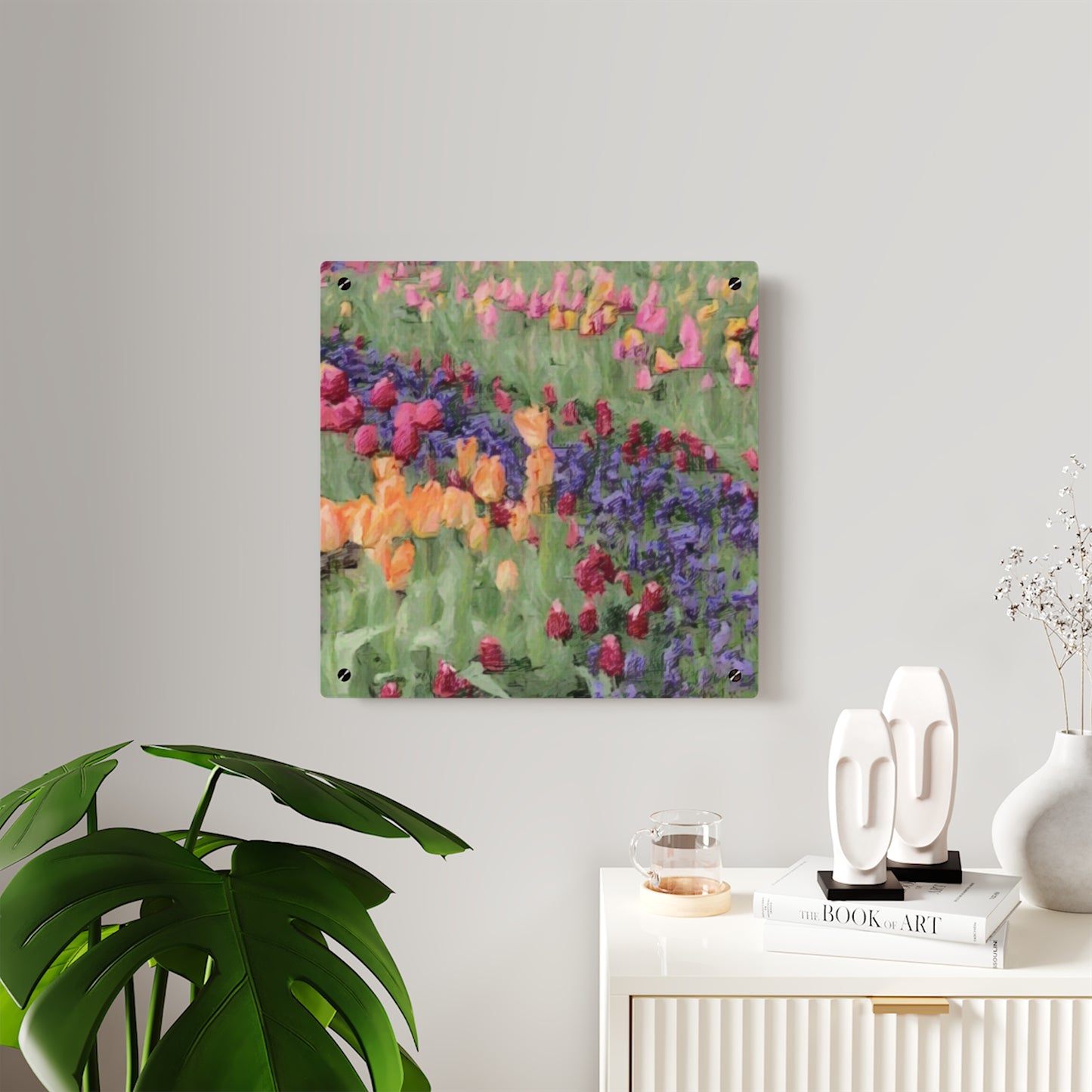 Acrylic Wall Art Panels ... Skagit Valley Tulips ... Skagit Valley, Washington ... Family Archives ... Original Works ... Circa 1980's ...