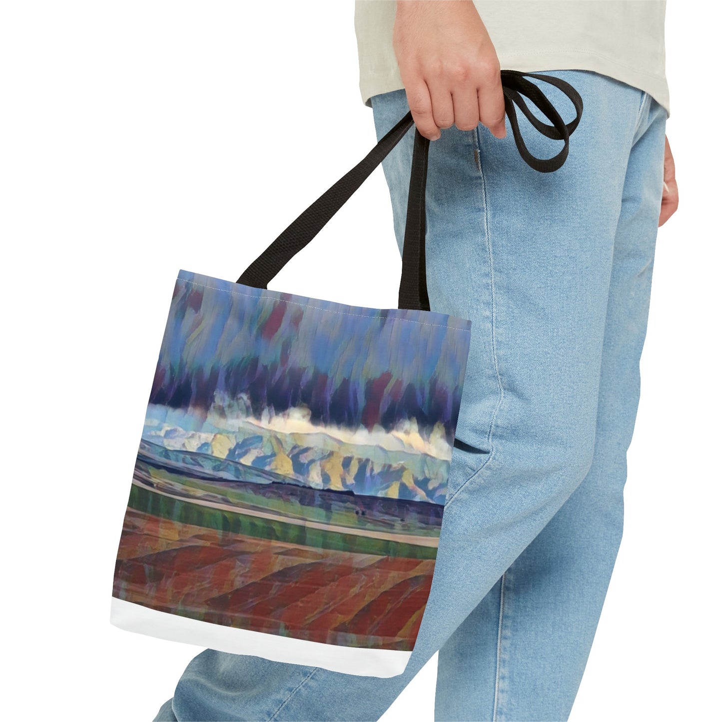 Tote Bag (AOP) ... On-The-Prairie .. "The Storm Is Brewing" ... Central Idaho: November 2023 ... Original Works ...