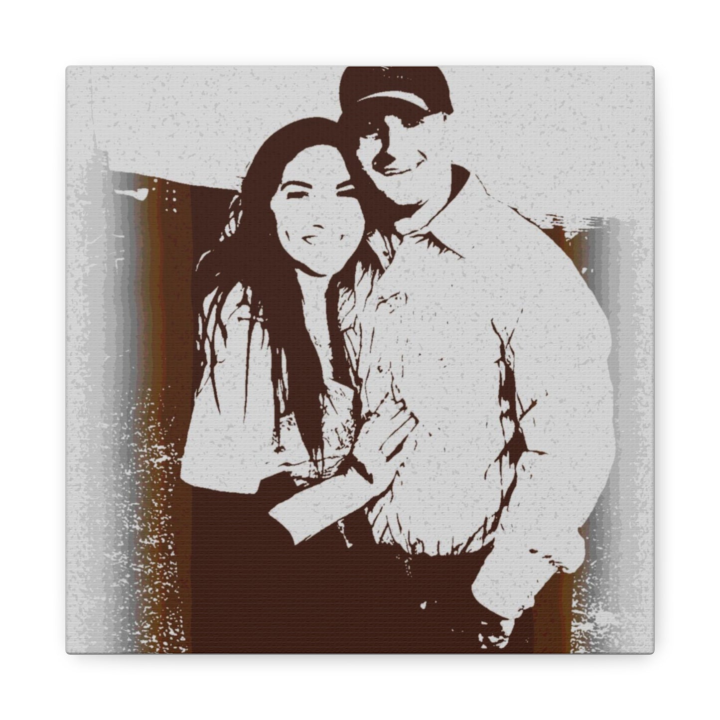 Matte Canvas, Stretched, 1.25" ... "The Best Of Friends" ... Original Works ... December 2023 ... Central Idaho, USA.