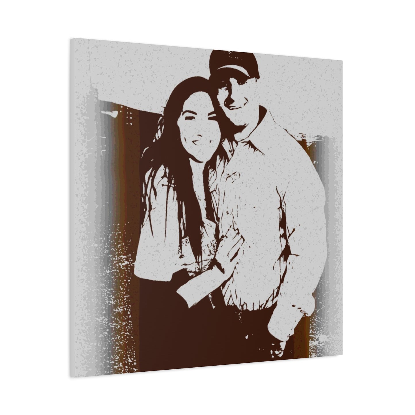 Matte Canvas, Stretched, 1.25" ... "The Best Of Friends" ... Original Works ... December 2023 ... Central Idaho, USA.