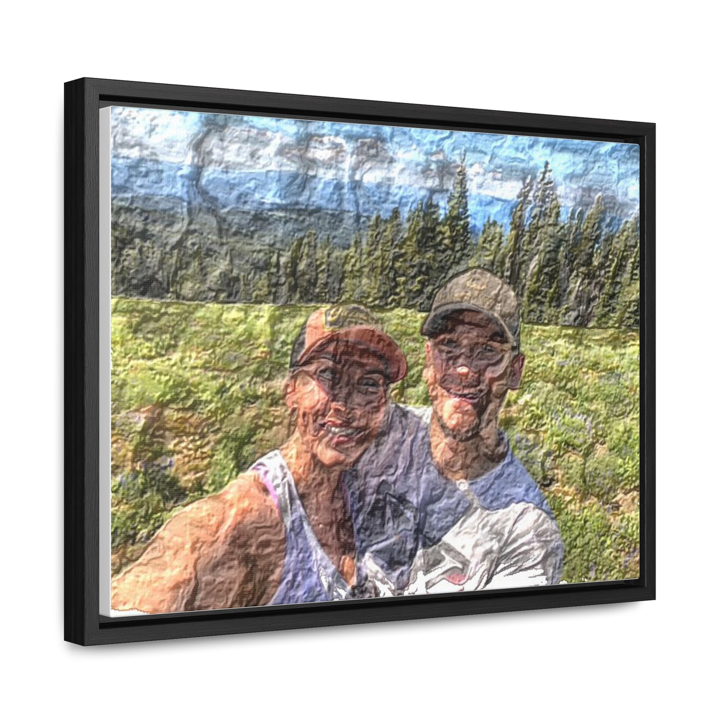 Gallery Canvas Wraps, Horizontal Frame ... "The Best Of Friends" ... Original Works ... December 2023 ... Central Idaho, USA.