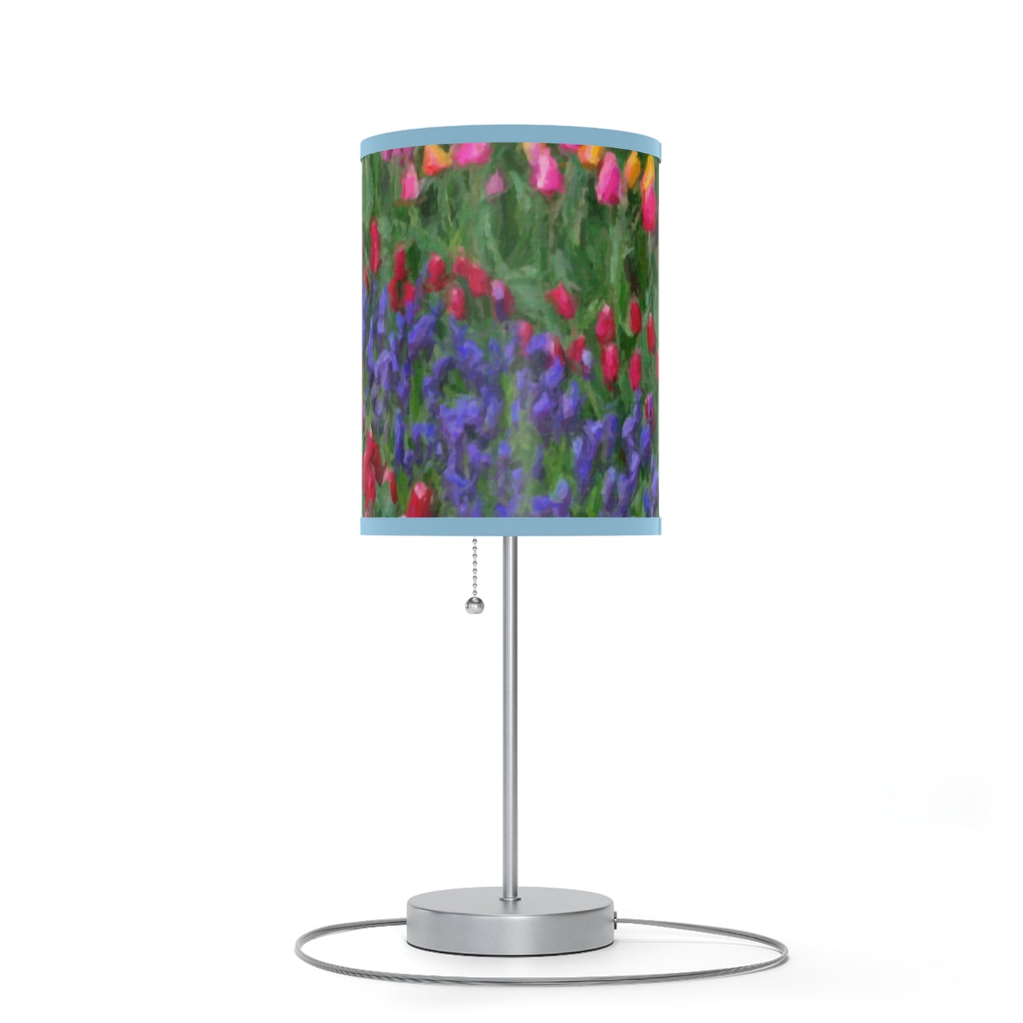 Lamp on a Stand, US|CA plug ... Skagit Valley Tulips ... Skagit Valley, Washington ... Family Archives ... Original Works ... Circa 1980's ...