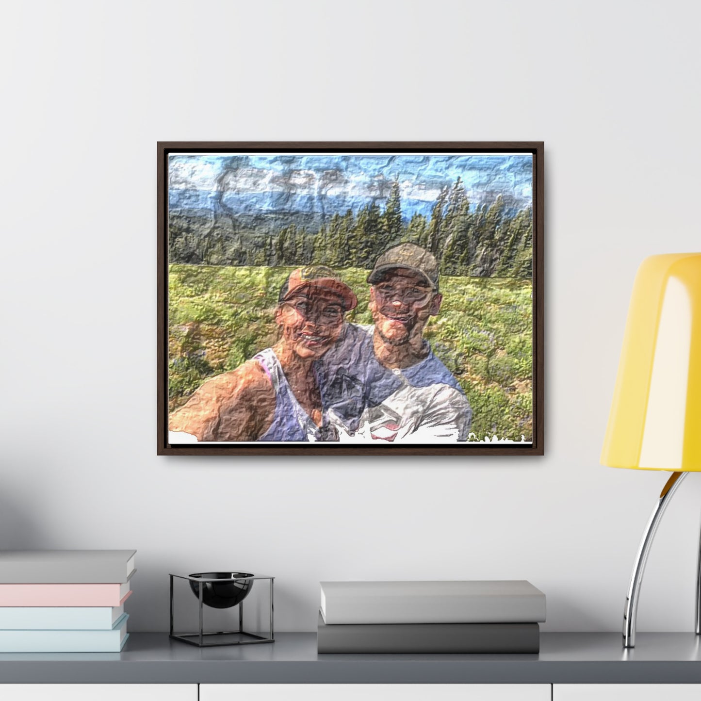 Gallery Canvas Wraps, Horizontal Frame ... "The Best Of Friends" ... Original Works ... December 2023 ... Central Idaho, USA.